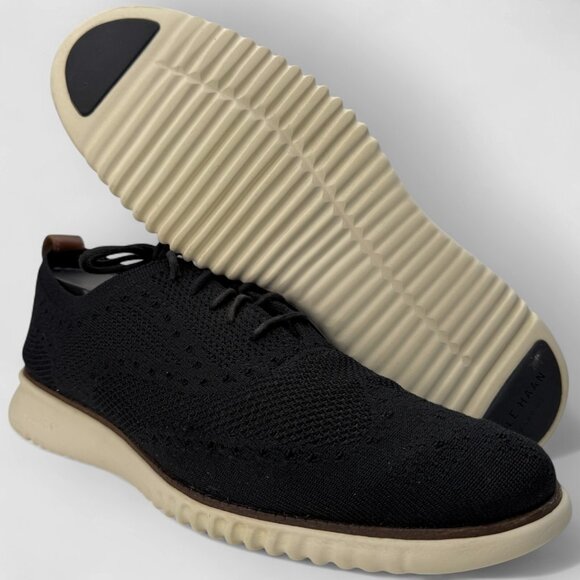 Cole Haan Zerøgrand Stitchlite Oxford Men’s Black Size 11 [C27568] Casual - Picture 4 of 12
